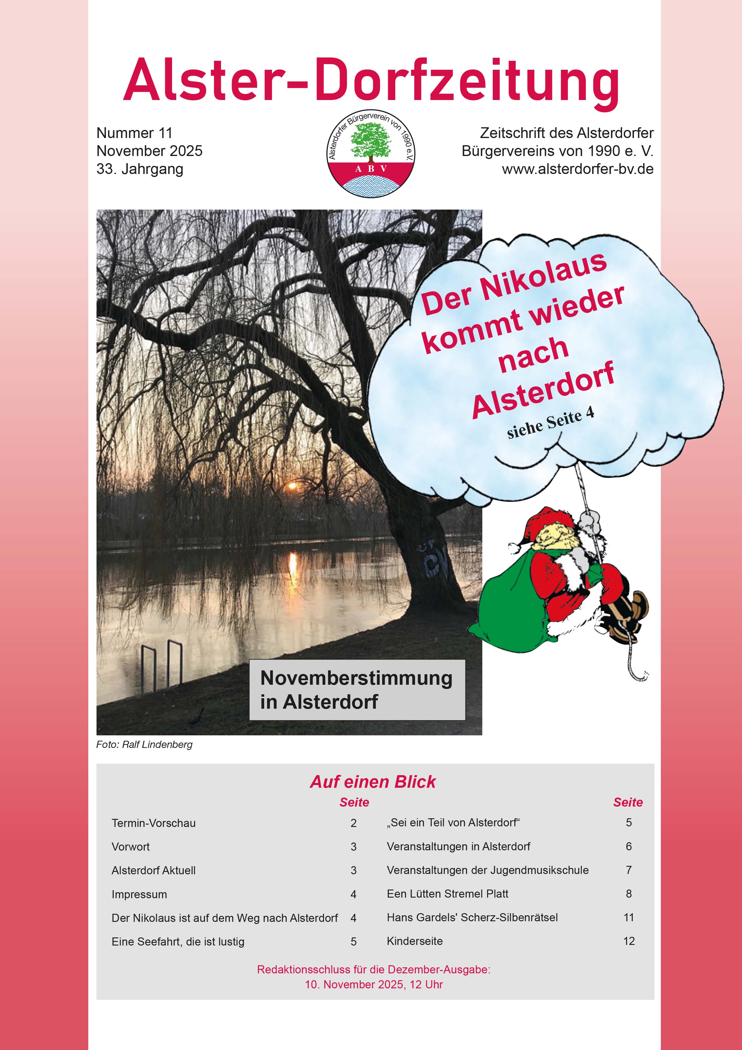Alster Dorfzeitung 201912titel